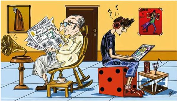 Components of the generation gap in today's family